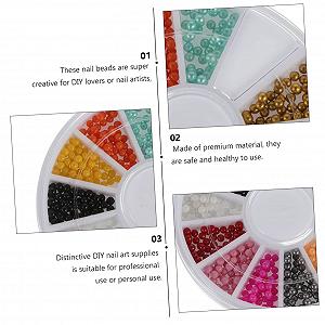 Икра для ногтей Beavorty, креативные и нежные бусины для нейл-арта, разноцветные, для маникюра и особых случаев, подходят для женщин и любителей искусства synthetic.ua - Фото 1