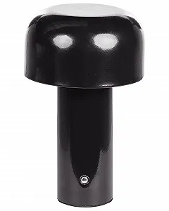 Настільна лампа Besos Металева Акумуляторна Бездротова Сенсорна LED Для вулиці Чорна - Фото 1