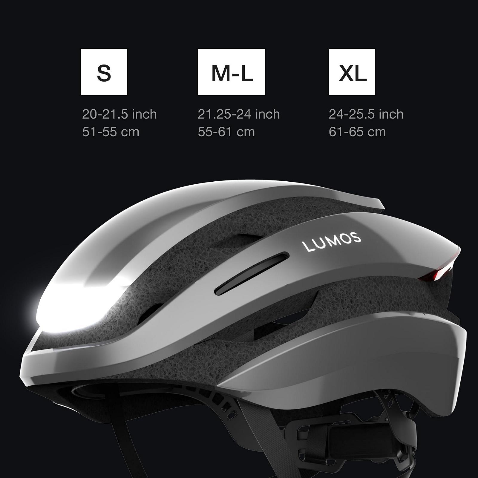 Шолом Lumos Ultra Smart велосипедний з переднім і заднім LED ліхтарем, покажчиком повороту, стоп-сигналами і Bluetooth для дорослих (чоловіків, жінок), фото №6