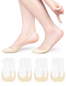 Шкарпетки-слідки Becellen для жінок, 4 пари - Фото 1