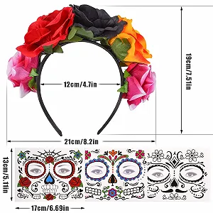Обруч для волос с цветами Herefun synthetic.ua - Фото 1