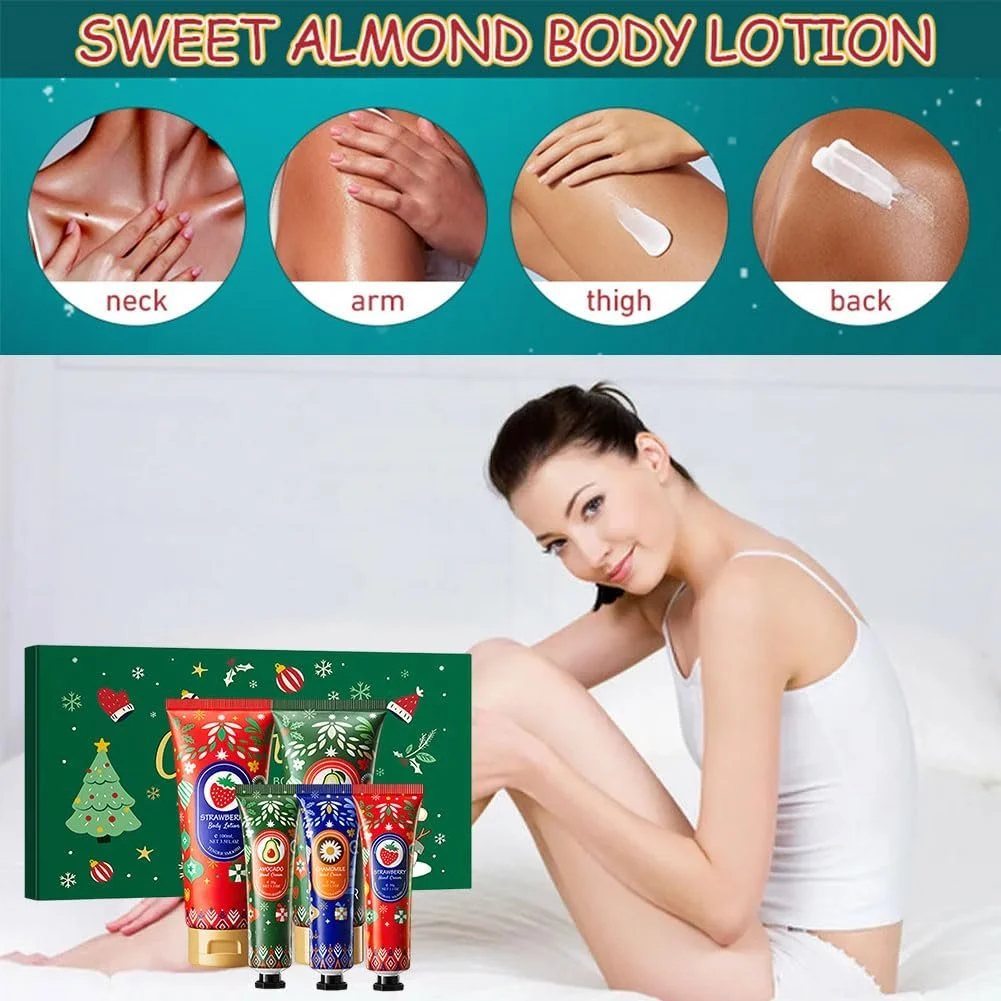 Набір для подарунків: крем для рук і лосьйон для тіла на Різдво - 2 x 100 мл, фото №6