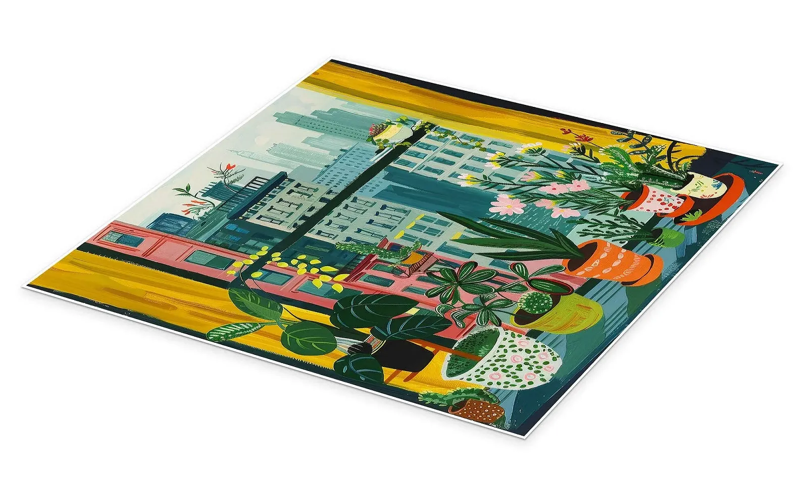 Постер DejaReve New York Through My Plants 70 x 70 см, фото №2