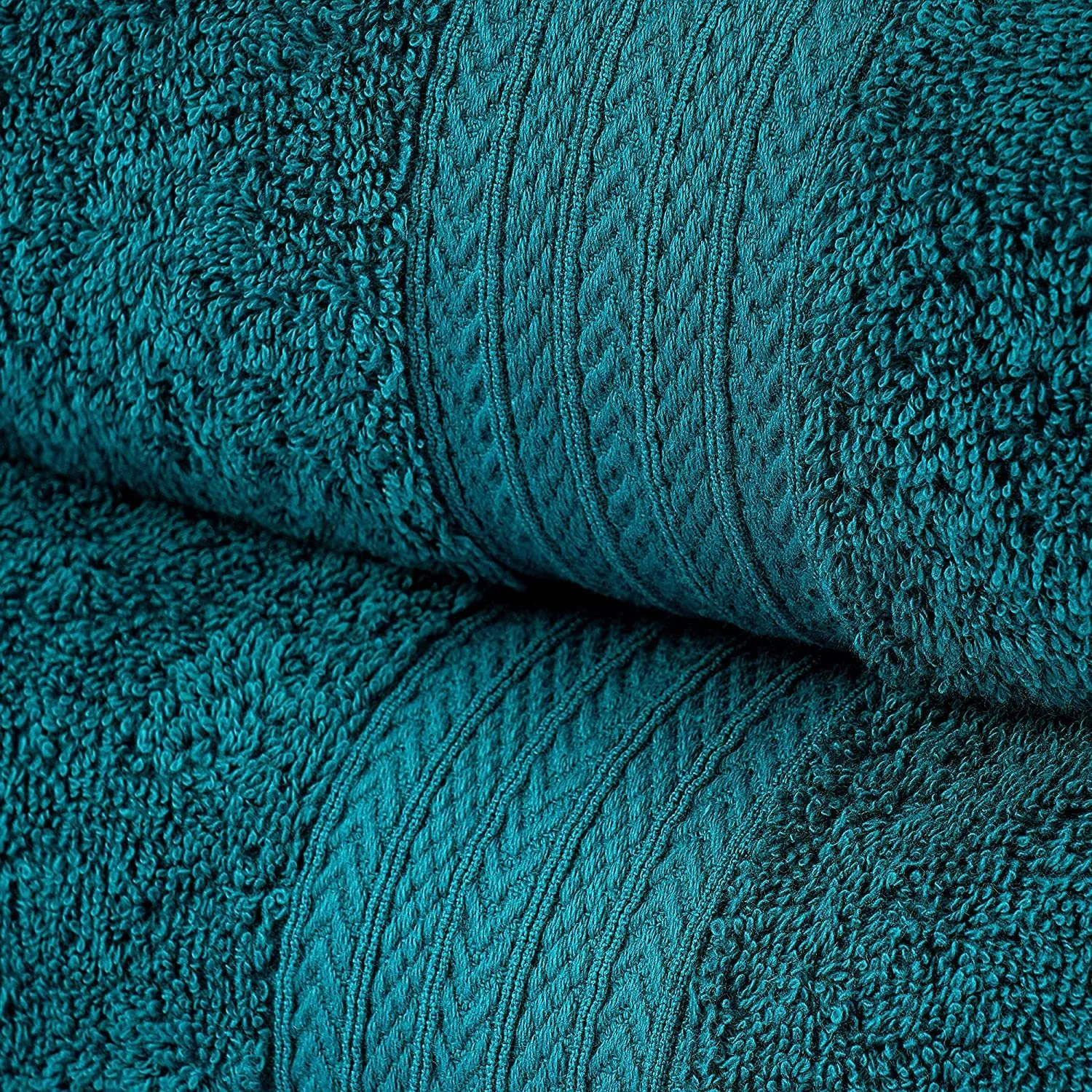 Набір бавовняних рушників Sweet Needle 8 штук 500 g/m² поглинаючі, фото №6