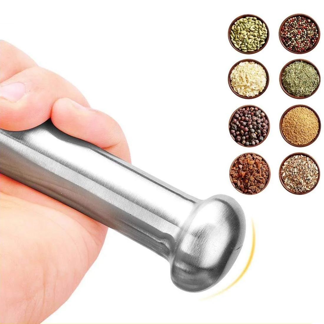 Ступка з товкачиком Edelstahl-Zerkleinerer Sch
esse зі сталі, фото №7