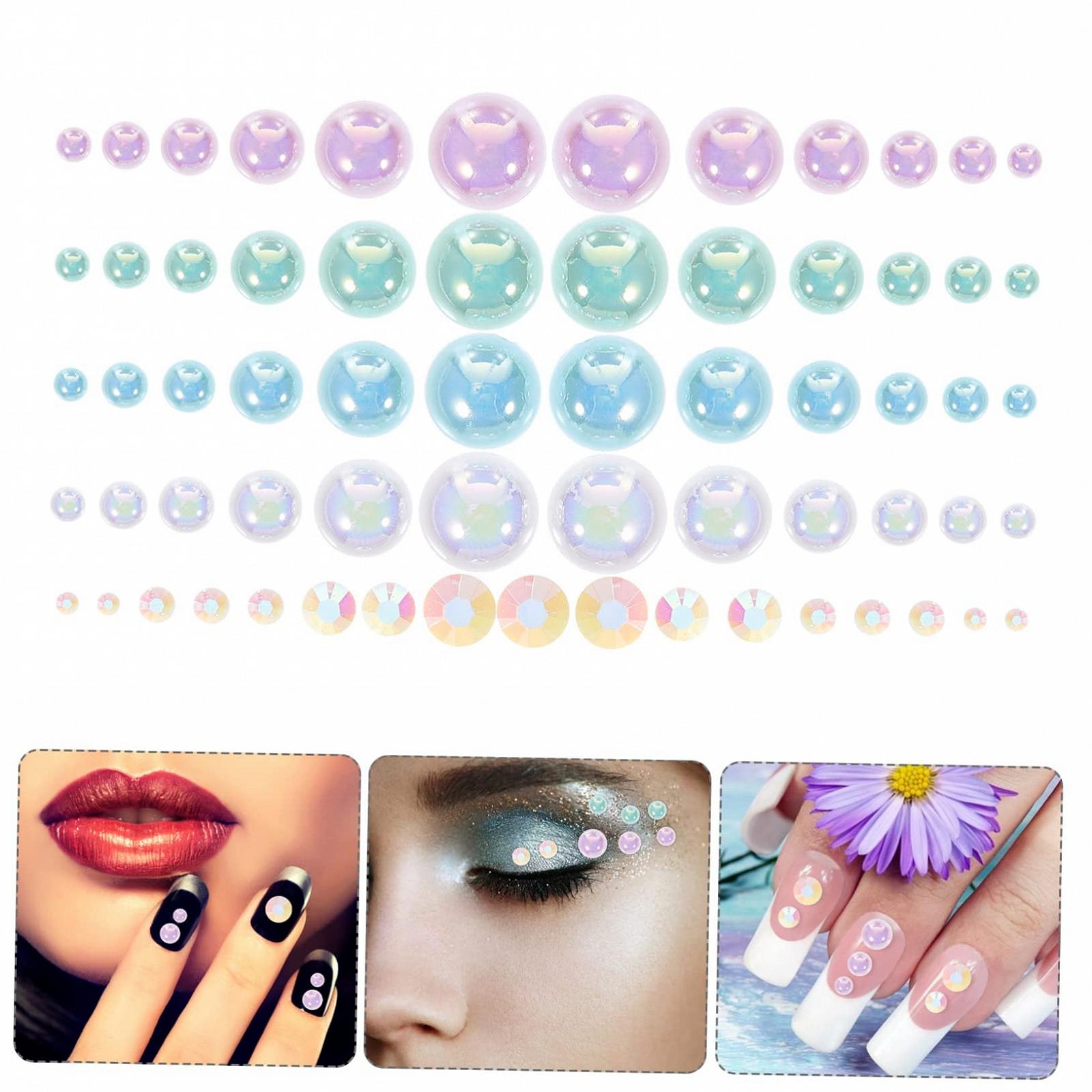 Імітація напівперлин Плоска задня частина Для манікюру  DIY прикраси Весільні аксесуари Прикраси для вечірок, фото №3