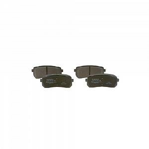 Комплект гальмівних колодок, дискове гальмо BOSCH 0 986 494 828 для HYUNDAI KIA задня вісь - Фото 1