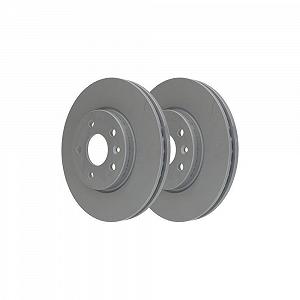 Гальмівний диск ATE 24.0126-0187.1 для OPEL VAUXHALL передня вісь synthetic.ua - Фото 1