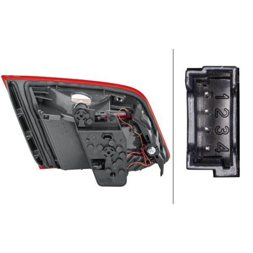 Фонарь задний HELLA 2TZ 011 145-521 для BMW правый, фото №2 Фонарь задний HELLA 2TZ 011 145-521 для BMW правый, фото №2