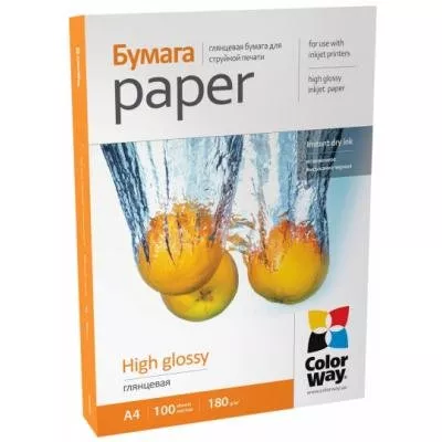Бумага ColorWay A4 (PG180100A4), фото №1