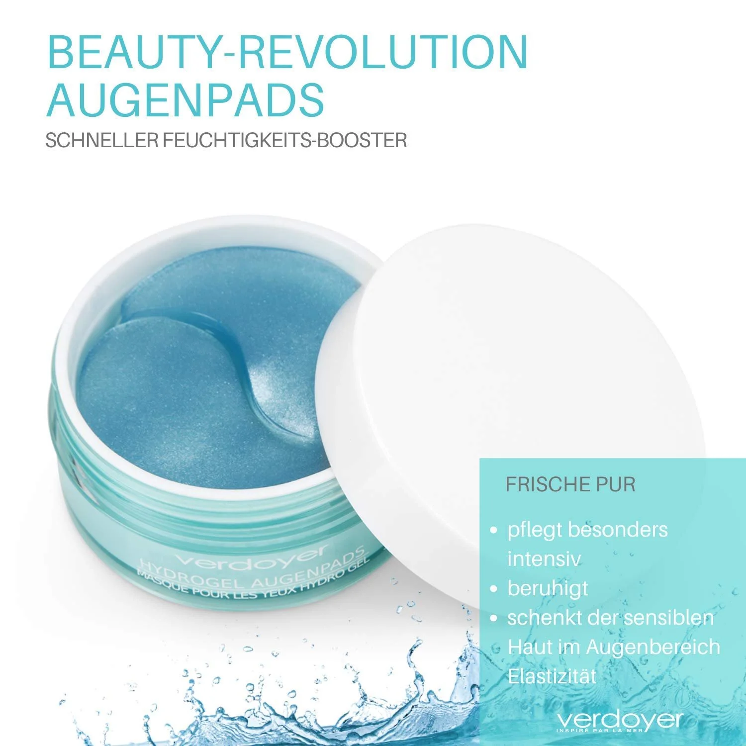 Гидрогелевые патчи для глаз Premium Eye Pads Hyaluronic & Collagen 30 пар против морщин и темных кругов, фото №6