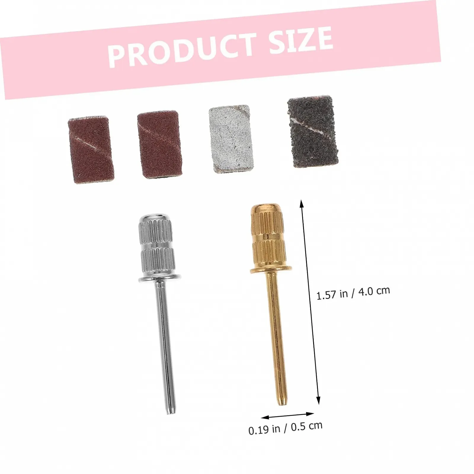 Набор шлифовальных насадок для маникюра VALICLUD Professional для ухода за ногами, фото №6