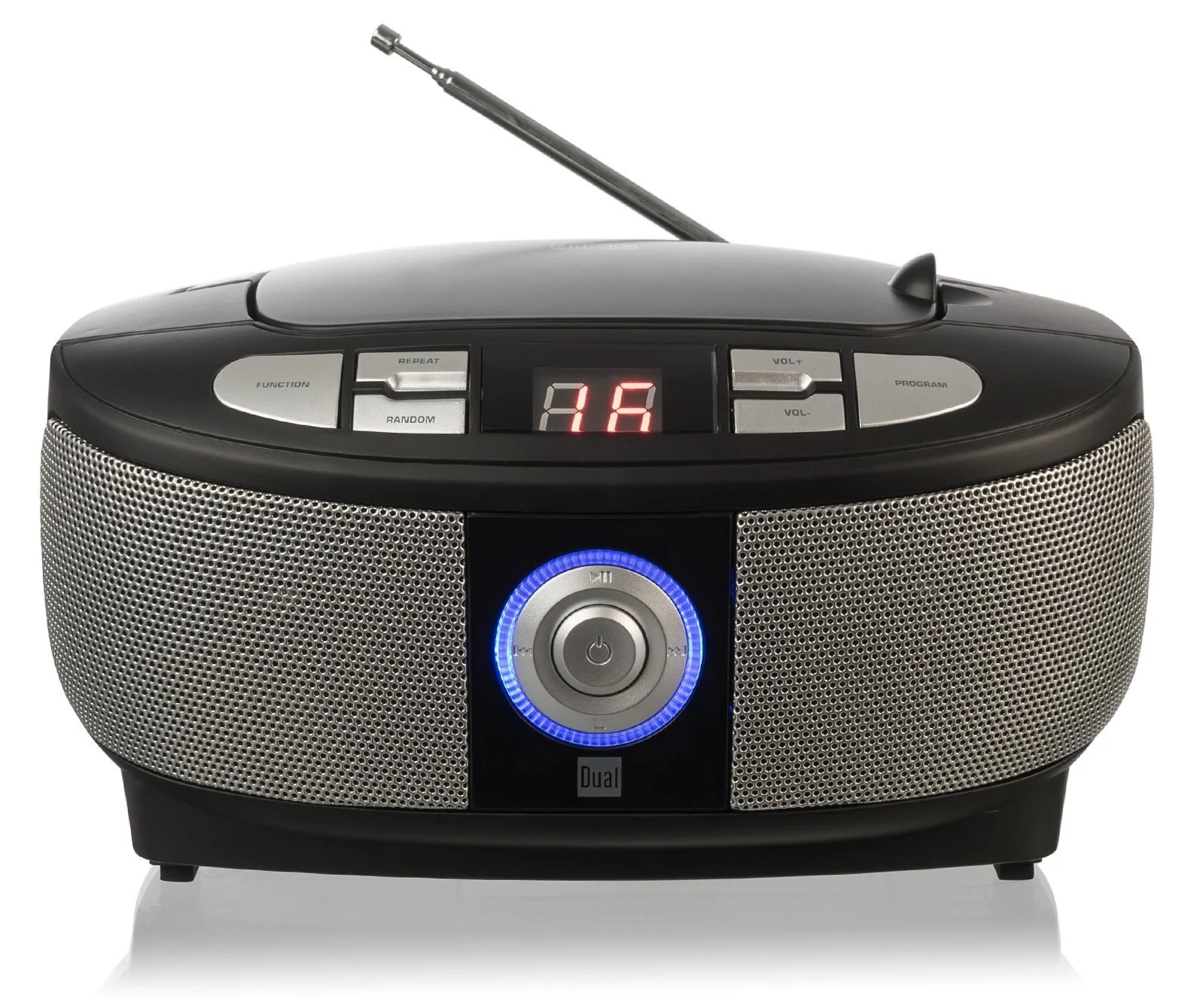 Стереосистема Dual P 49-1 с CD-проигрывателем FM-радио, LED-дисплей, питание от сети или аккумулятора, черный, фото №4 Стереосистема Dual P 49-1 с CD-проигрывателем FM-радио, LED-дисплей, питание от сети или аккумулятора, черный, фото №4