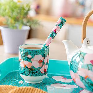 Десертна ложка Pylônes Sweet Spoon Orchid Blue synthetic.ua - Фото 1