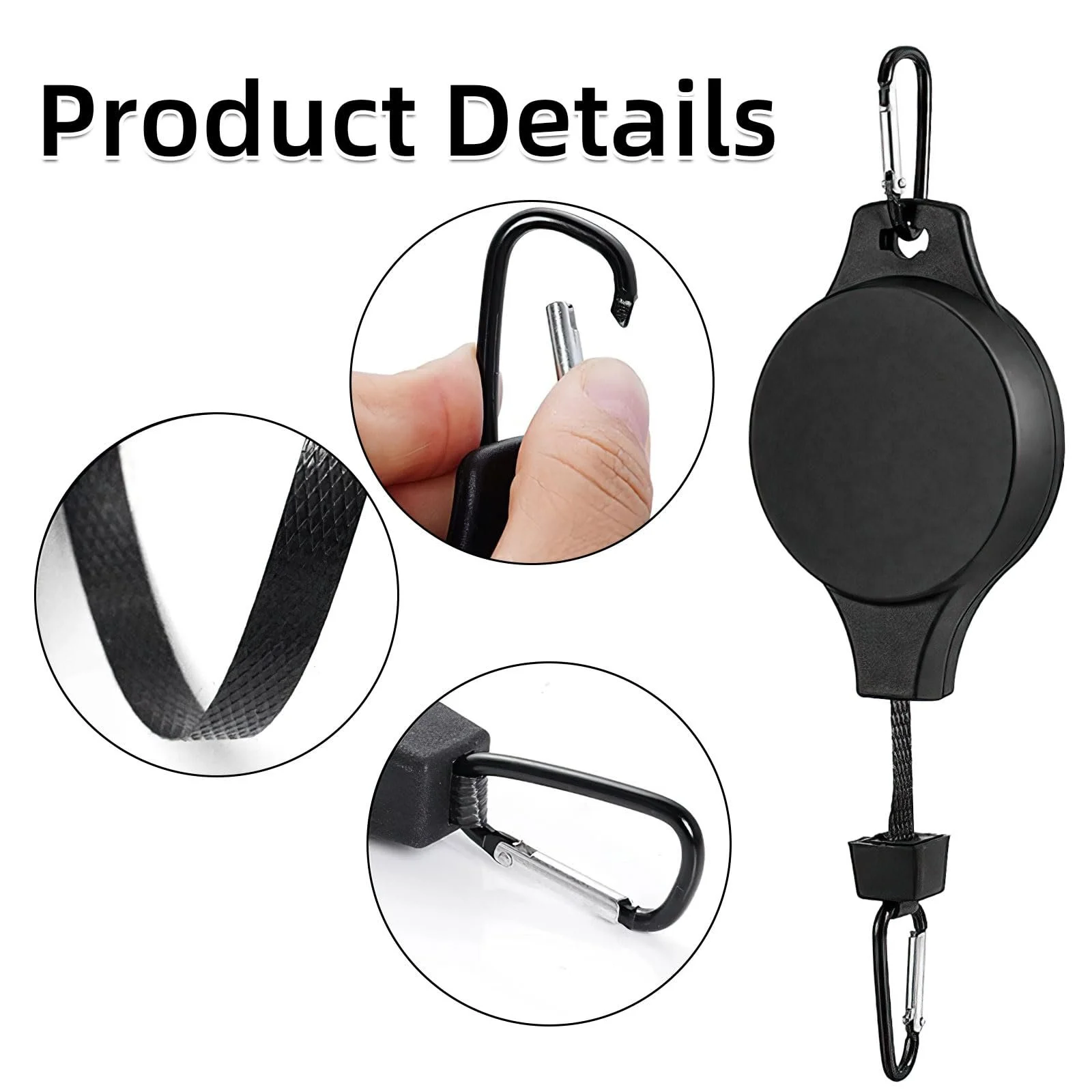 Регульовані ролики для рослин Pack of 2 Black, фото №3 Регульовані ролики для рослин Pack of 2 Black, фото №3