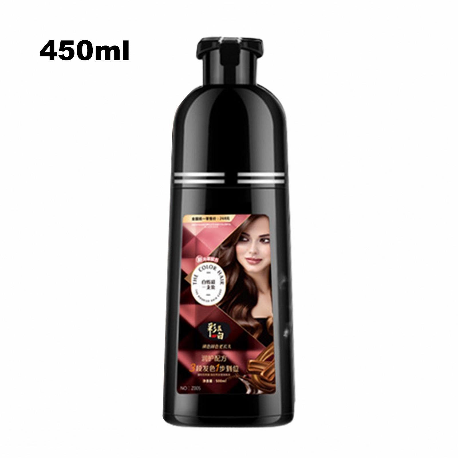 Барвник для волосся Shampoo Natural Hair Dye 450 мл, фото №4