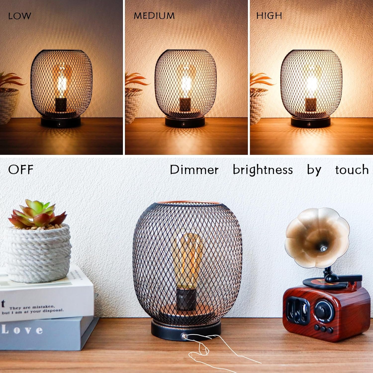 Набір настільних ламп JHY DESIGN Lumelia LED 18 см 2 шт., фото №4