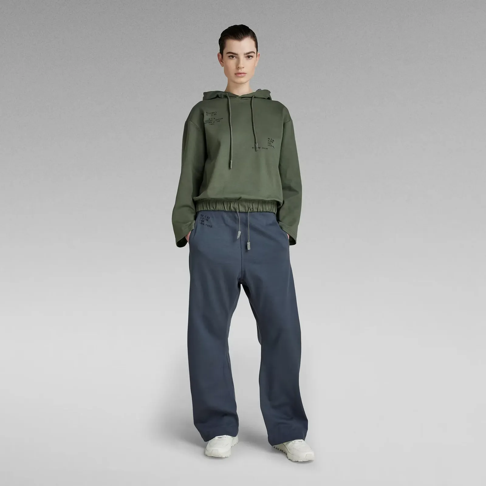 Женский свитер G-Star RAW Text Print Hooded Loose Sweat - S, фото №5 Женский свитер G-Star RAW Text Print Hooded Loose Sweat - S, фото №5