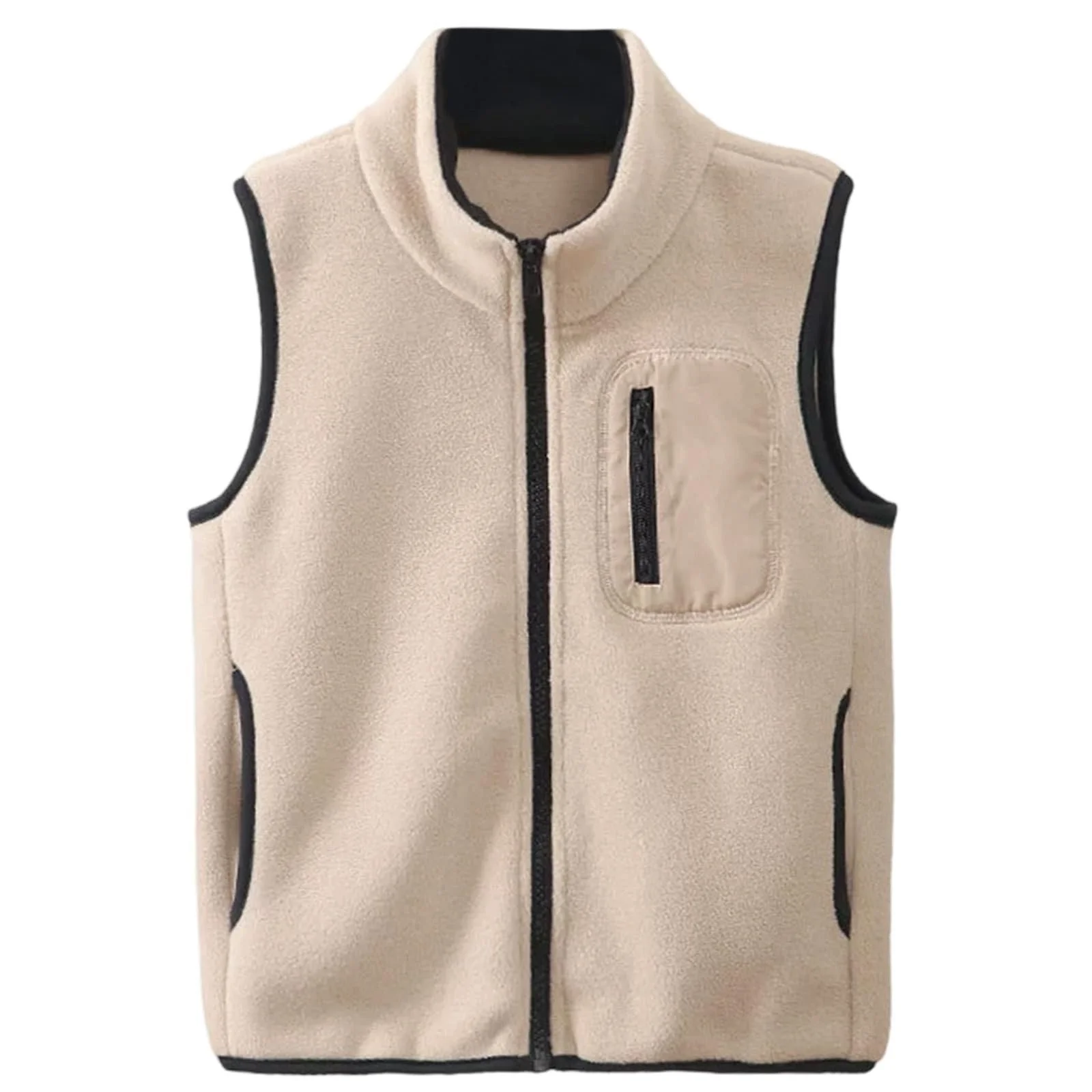 Детский флисовый жилет для мальчиков Теплый безрукавник на молнии для активного отдыха на природе Повседневный, фото №1 Детский флисовый жилет для мальчиков Теплый безрукавник на молнии для активного отдыха на природе Повседневный, фото №1