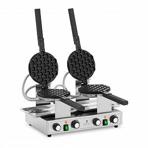 Вафельниця Royal Catering Bubble RCWM-2800-B 2 x 1400 Вт 50-250 °C Таймер: 0-5 хв - Фото 1