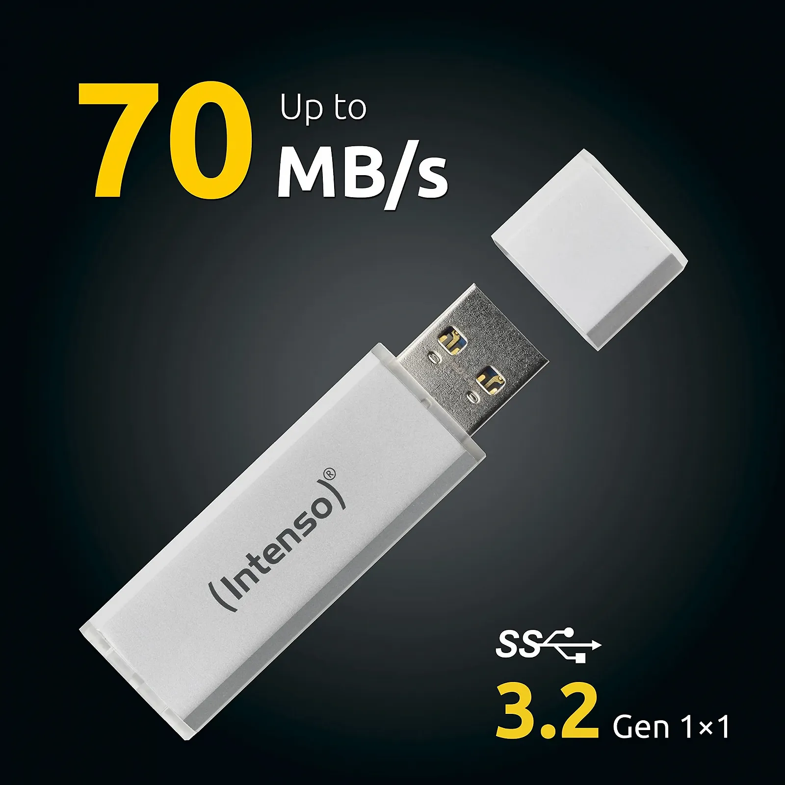 USB-накопичувач Intenso Ultra Line 16 ГБ Silver, фото №3