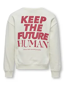 Дитяча толстовка Kids Only KOGNELLY L/S O-Neck з принтом synthetic.ua - Фото 1