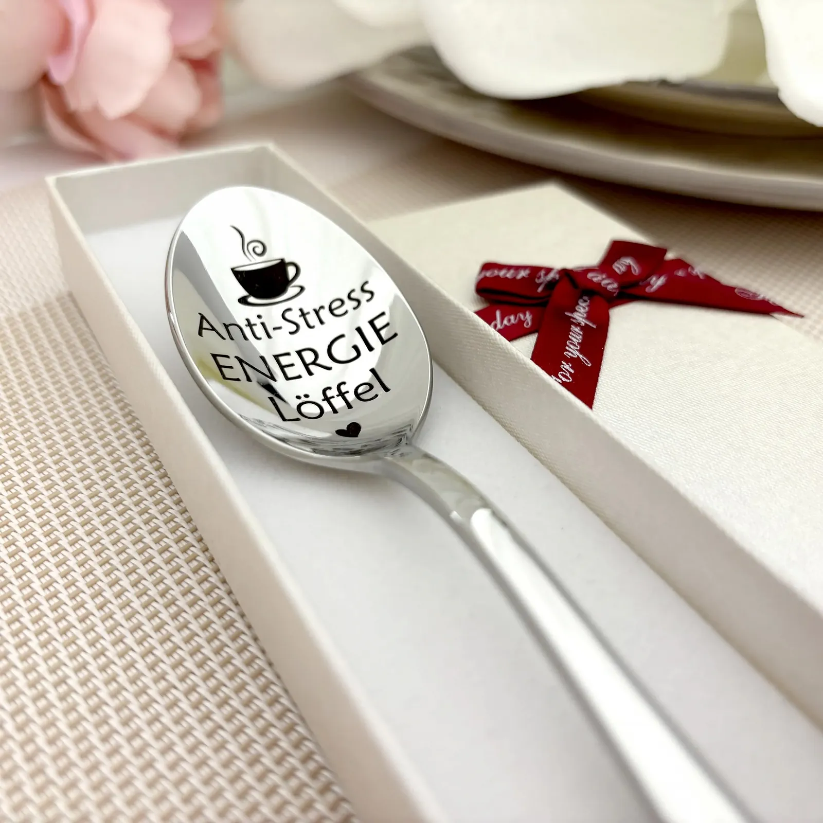Ложка Кавова/Десертна Anti-Stress Гравіювання Срібна, фото №5 Ложка Кавова/Десертна Anti-Stress Гравіювання Срібна, фото №5