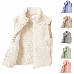 Жилет NZYIHAO Флісовий для дівчат, двошаровий synthetic.ua - Фото 1