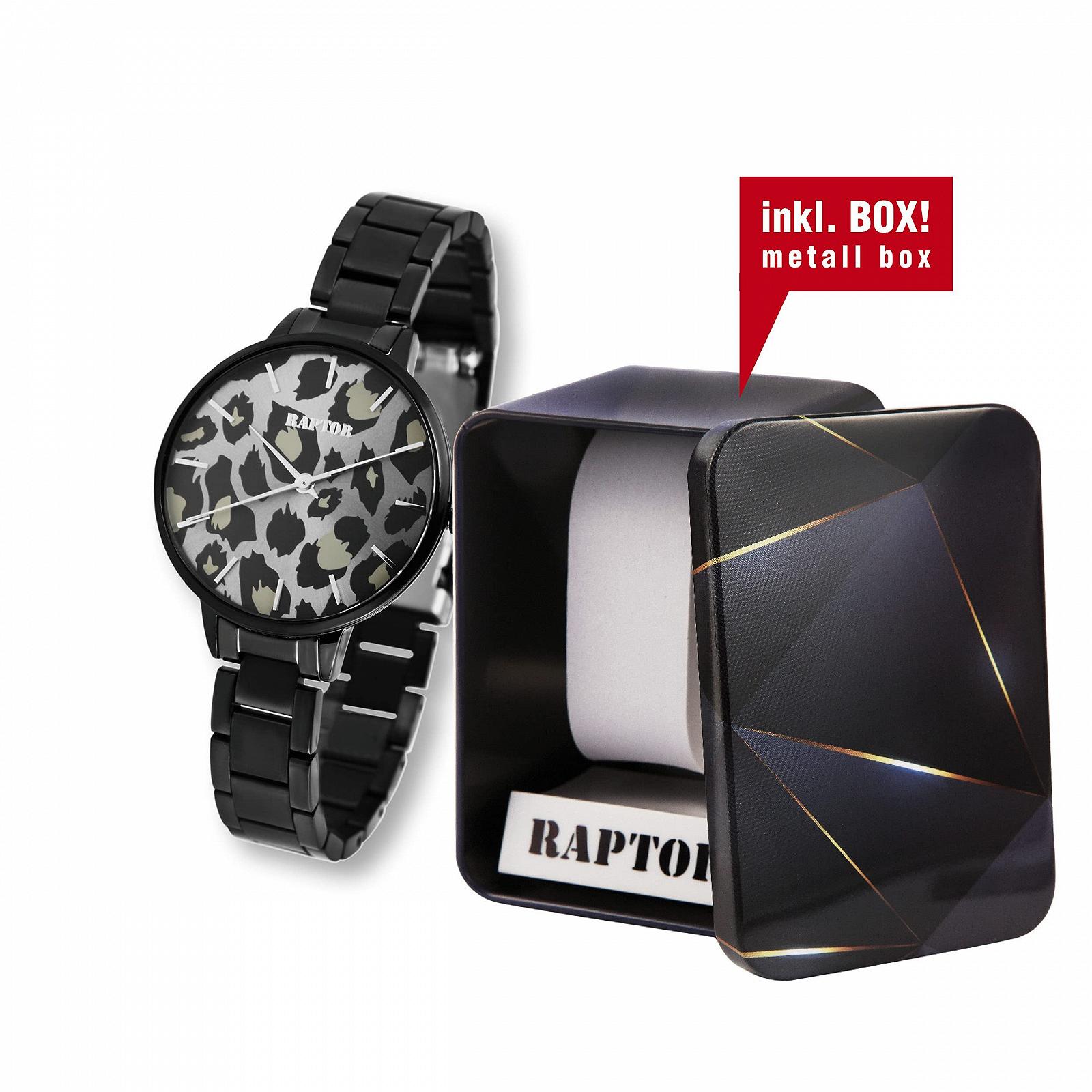 Жіночий годинник Raptor Leo Print Animal RA10186, фото №7 Жіночий годинник Raptor Leo Print Animal RA10186, фото №7