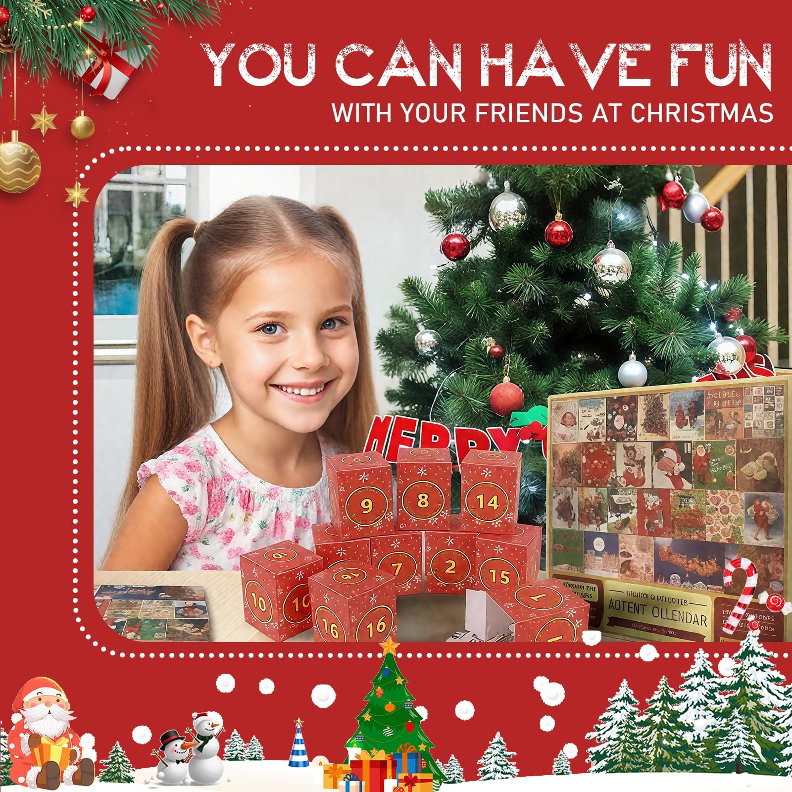 Пазл ChaneeHann Рождественский 25 тем 1000 деталей 68 x 48 см, фото №5