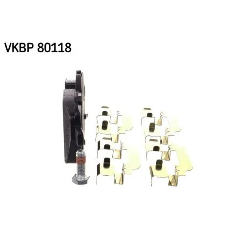 Комплект тормозных колодок, дисковый тормоз SKF VKBP 80118 для BMW MINI передняя ось, фото №4