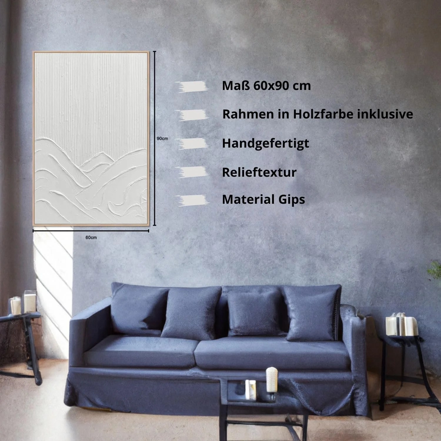 Картина DekoArte Marea 60 x 90 см Колір дерева, фото №4 Картина DekoArte Marea 60 x 90 см Колір дерева, фото №4