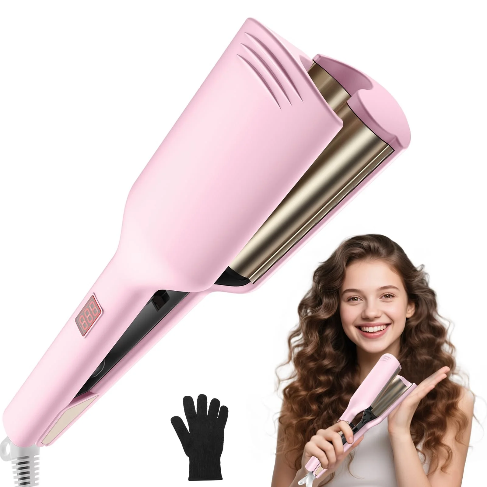 Плойка-волна UMIGA Wave Iron 9 температурных режимов 120-200°C 110-240V, фото №1 Плойка-волна UMIGA Wave Iron 9 температурных режимов 120-200°C 110-240V, фото №1