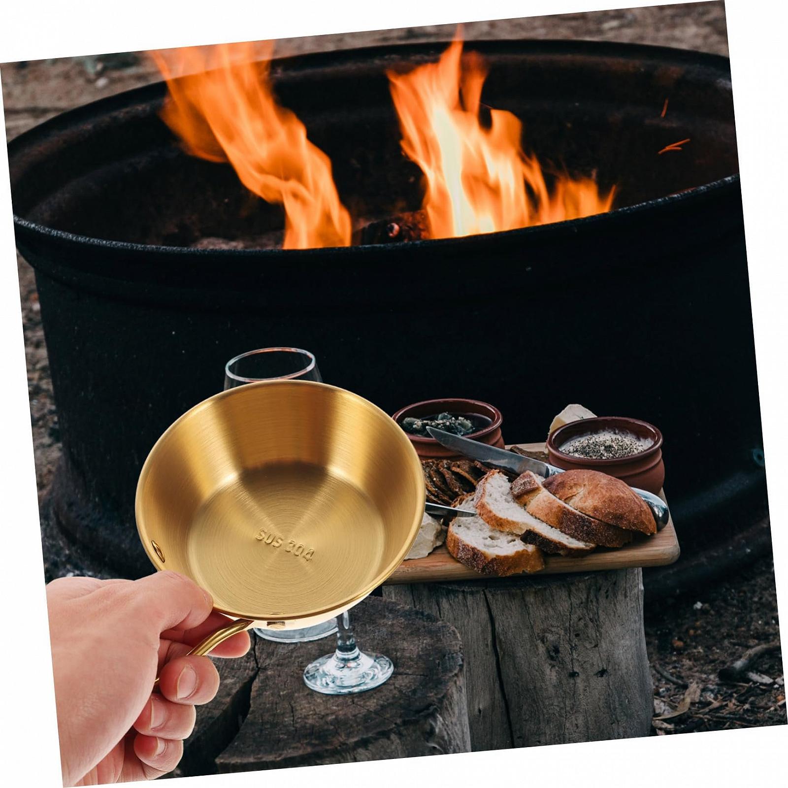 Миска ABOOFAN для кемпинга, набор 6 шт, винтаж, из нержавеющей стали 304, фото №6