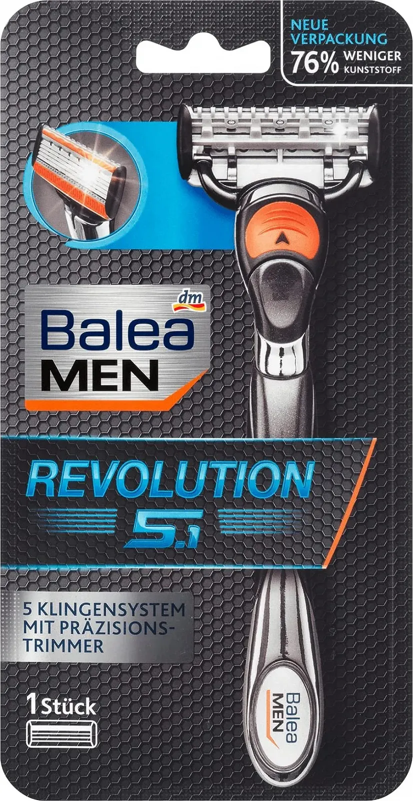 Бритва Balea MEN Revolution 5.1, фото №2 Бритва Balea MEN Revolution 5.1, фото №2