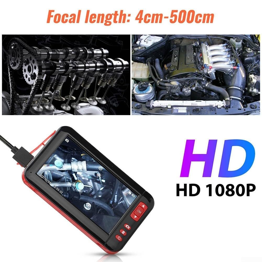 Эндоскоп Oniissy Камера 4.3 Дюйма HD 1080P HD Цифровой Эндоскоп IP67 Водонепроницаемая Камера для Инспекции Труб Гибкая Камера, фото №4