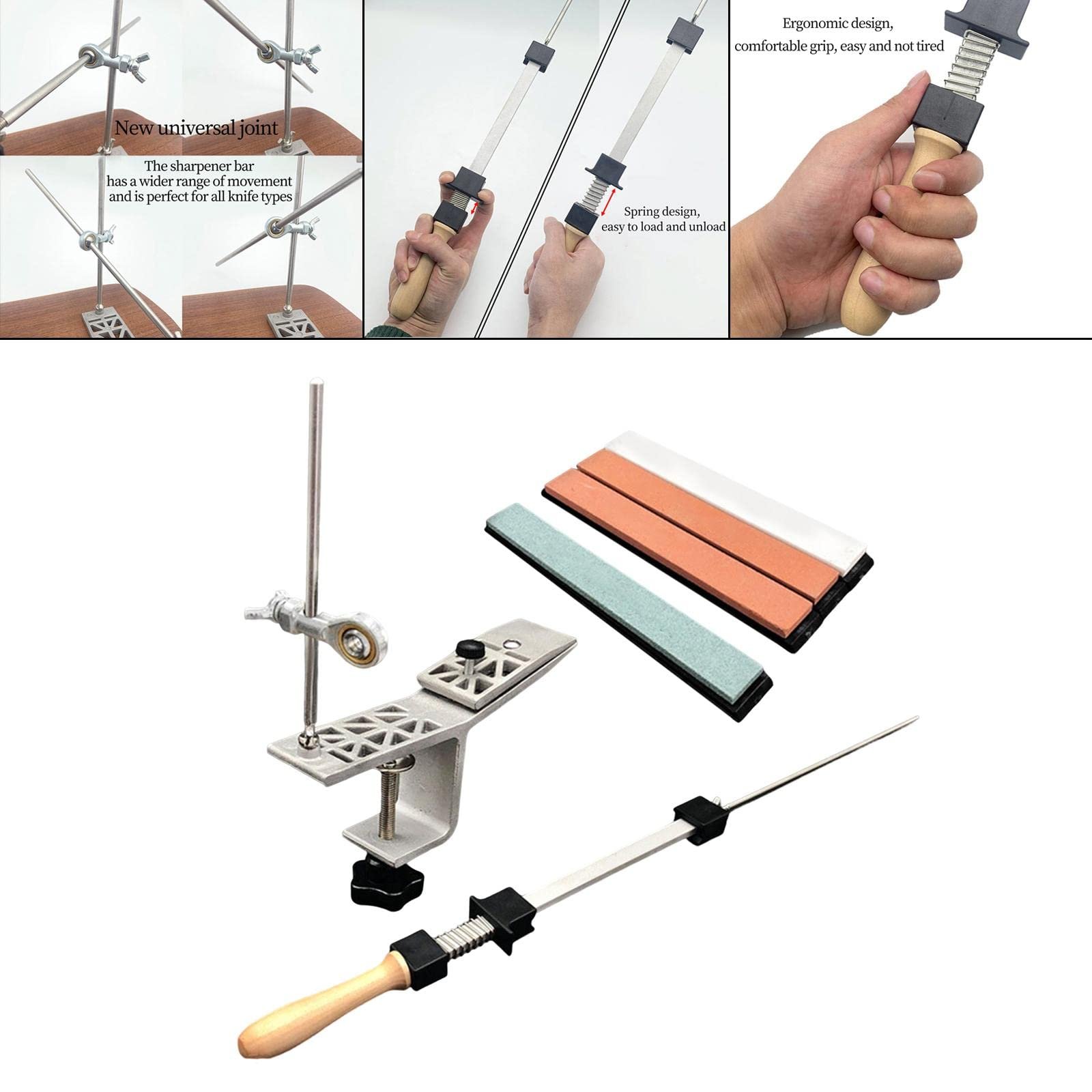 Точильна система для ножів F Fityle професійна з фіксованим кутом набір, фото №2 Точильна система для ножів F Fityle професійна з фіксованим кутом набір, фото №2