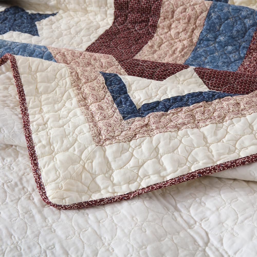 Покривало VISIMISI Бавовняне покривало на ліжко 240 x 260 см, Набір з 3 предметів: Покривало з 2 наволочками, фото №7 Покривало VISIMISI Бавовняне покривало на ліжко 240 x 260 см, Набір з 3 предметів: Покривало з 2 наволочками, фото №7