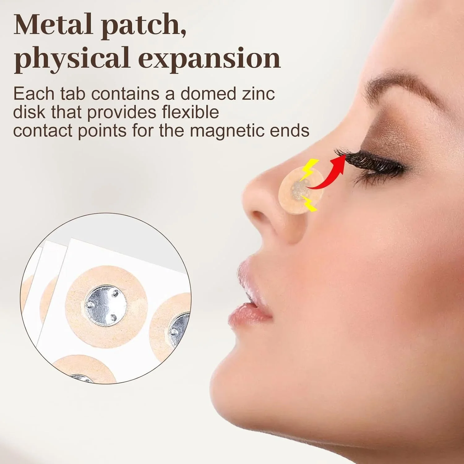 Полоски на нос Магнитные 100 шт. для улучшения дыхания и сна, фото №4