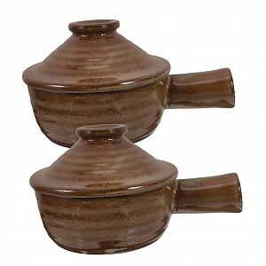 Набор керамических горшков Mobestech для микроволновой печи с крышкой 2 шт. - Фото 1