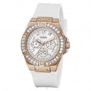 Женские часы GUESS Venus GW0118L4, 39 мм, Стразы на корпусе, Силиконовый браслет, Белые цена на synthetic.ua - Фото 1 Женские часы GUESS Venus GW0118L4, 39 мм, Стразы на корпусе, Силиконовый браслет, Белые synthetic.ua - Фото 1