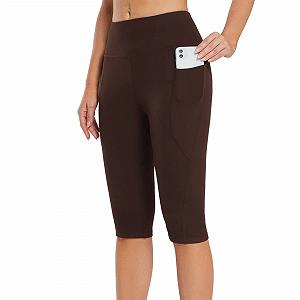 Женские Шорты Push Up для спортзала, С высокой талией 3/4 Capri, Push Up synthetic.ua - Фото 1