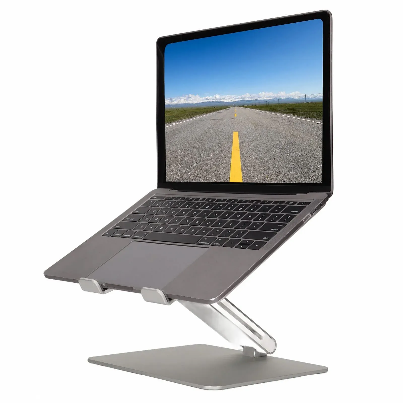 Підставка для ноутбука алюмінієвий сплав регульований кут для 27,9-39,6 см (11-15,6 дюймів), фото №1 Підставка для ноутбука алюмінієвий сплав регульований кут для 27,9-39,6 см (11-15,6 дюймів), фото №1