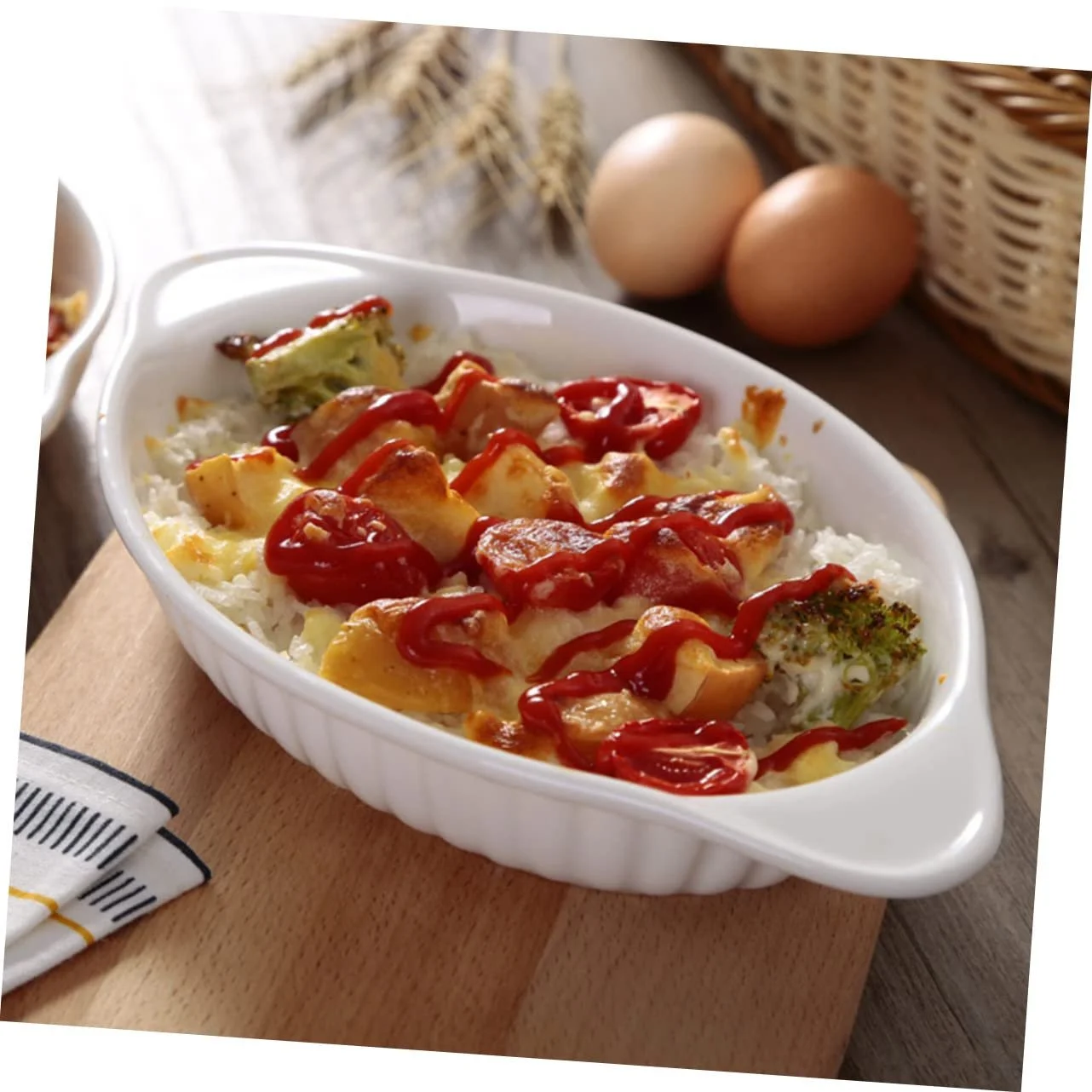 Форма для запікання SOLUSTRE керамічна овальна термостійка, фото №7