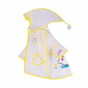 Детский дождевик-пончо Dwevkeful Водонепроницаемый для походов Короткий плащ от дождя с капюшоном Молния с карманом Чехол от дождя Дышащая Легкая летняя дождевая куртка Плащ от дождя - Фото 1