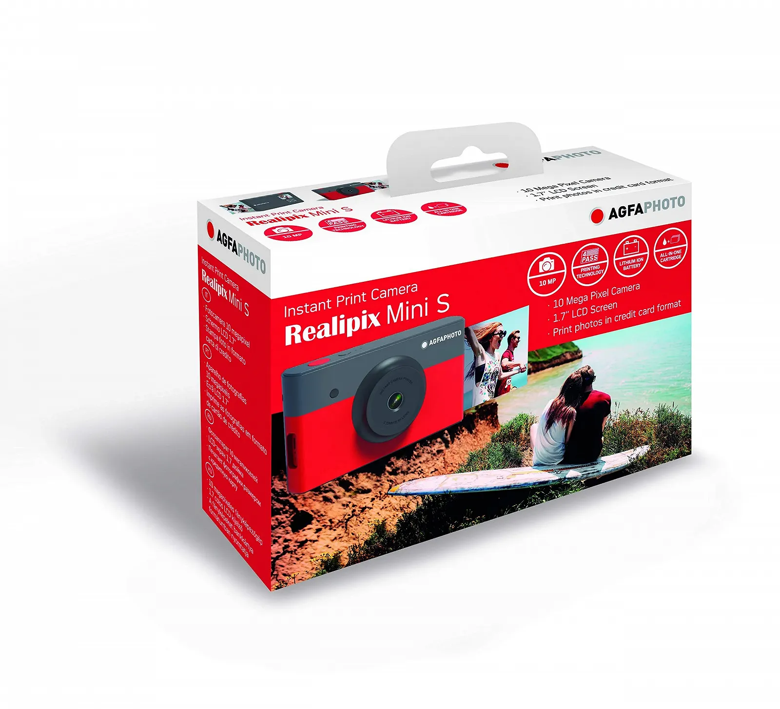 Цифровий фотоапарат миттєвого друку AgfaPhoto Realipix Mini S Термосублімаційний Bluetooth, фото №5