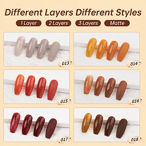 Гель-лак Beauty7 Macaron Прозрачный 6 цветов synthetic.ua - Фото 1