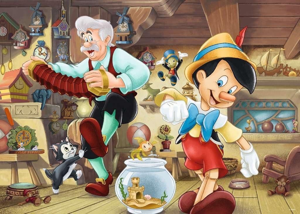 Пазл Ravensburger Disney Pinocchio 12000108 1000 деталей, фото №2