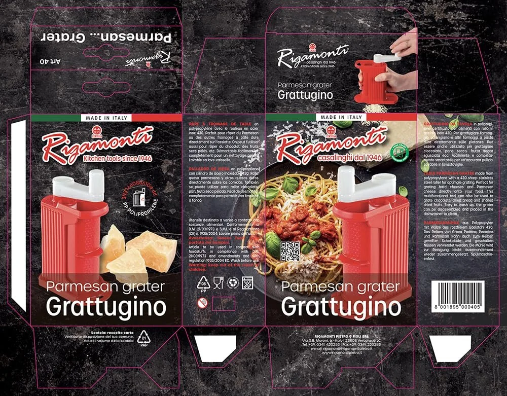 Терка Rigamonti для сиру пармезан, фото №6