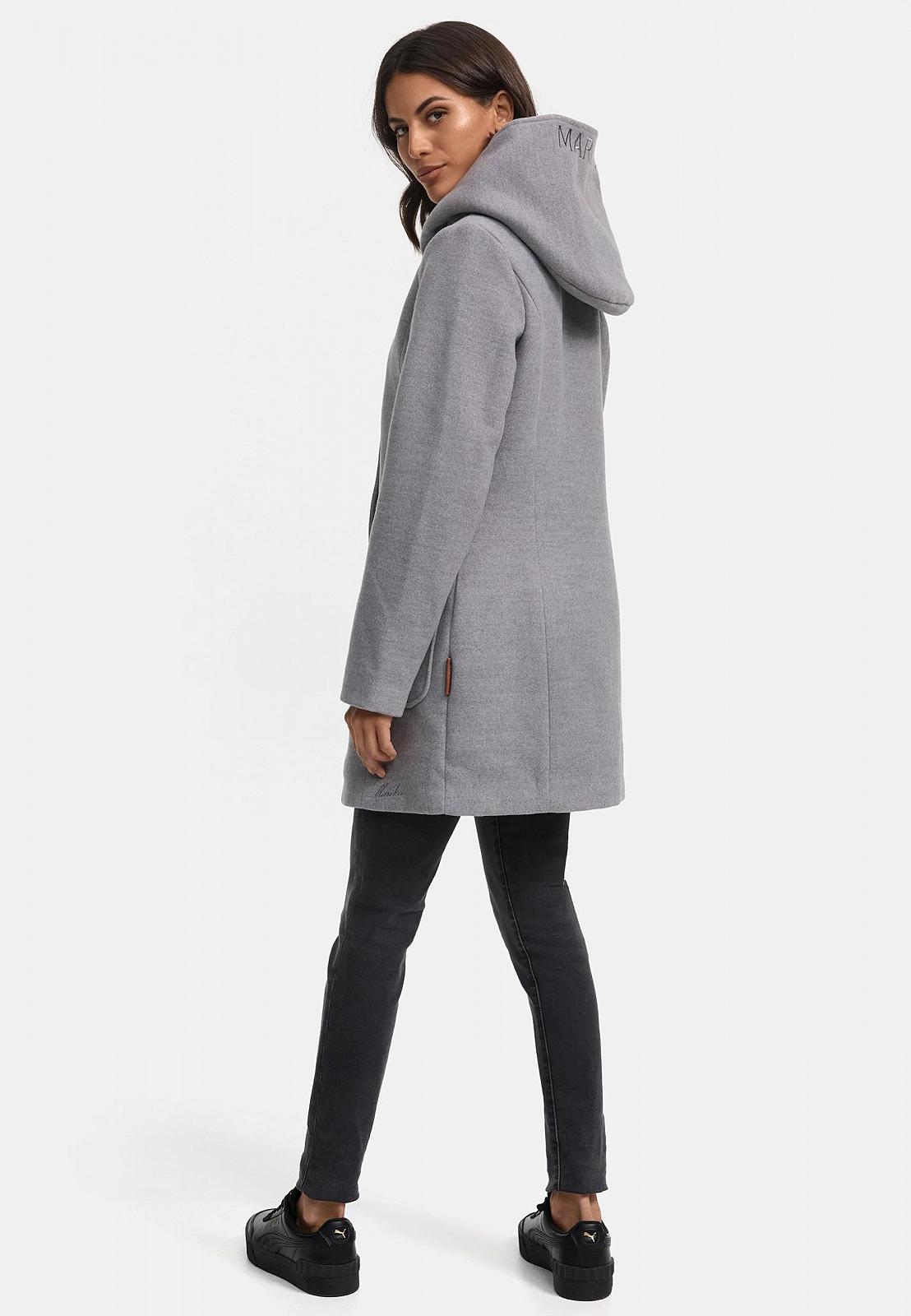 Вовняне пальто Maikoo Жіноче, Тепле з капюшоном, фото №9